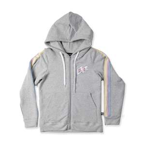 Girls Zip Hood Greymarle