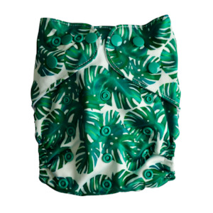 Baby wear: Cloth Nappy - Monstera