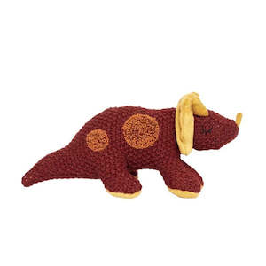 Baby wear: Tracey Triceratops Soft Toy Rattle