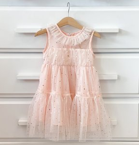 Twinkle Twinkle Little Star Dress - Baby Pink