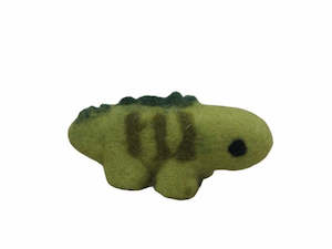 Baby wear: Felt Stegosaurus dinosaur - small