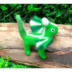 Felt Dragon - Green