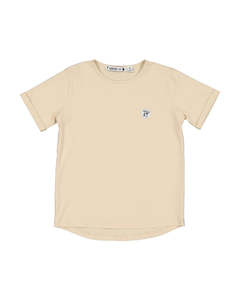 Baby wear: Rad Tribe tee in sand