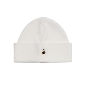 Baby wear: Cream Bee Merino Beanie