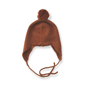 Baby wear: Knit Hat - Rust