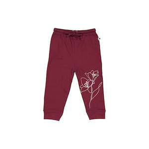 Baby wear: Track Pants - Flower Sketch