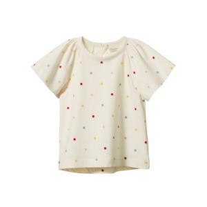 Faye Tee - Polka Dot Dusky Print