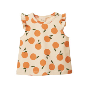 Fleur Tee - Grande Orange Blossom