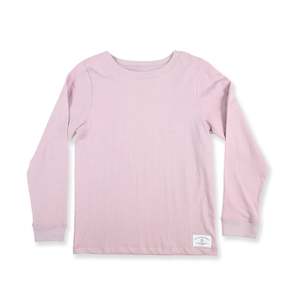 Girls Long Sleeve Classic Tee Mauve