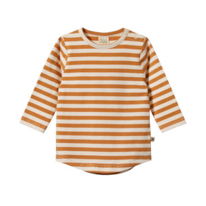 Everyday Tee Straw Sea Stripe