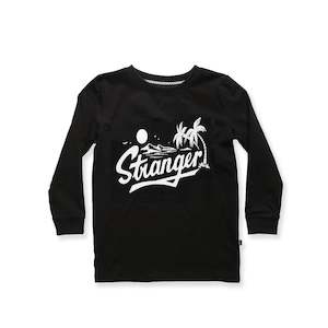 Strangers' long sleeve tee - black