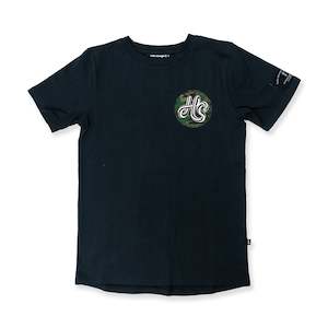 HS Scoop Tee - Black