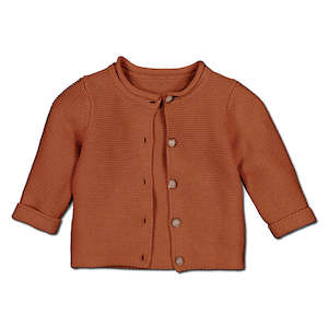 Baby wear: Charlie Cardigan - Rust