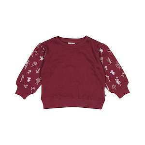 Baby wear: Bishop Sweater - Flower Sketch