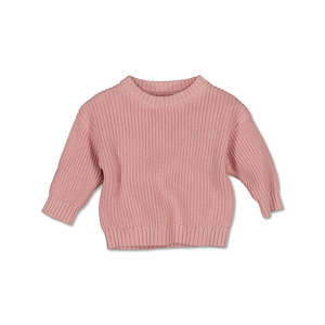 Slouch Sweater - Tan Pink