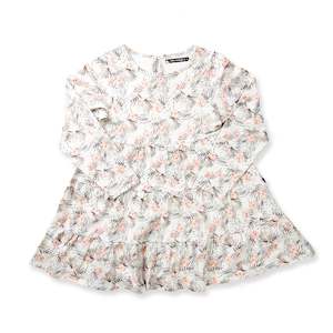 Baby wear: Pixie long sleeve dress - tropical