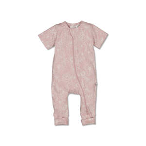 Baby wear: Short Sleeve Zip Suit - Botanichaos