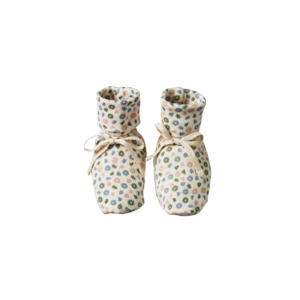 Baby wear: Cotton Booties - Chamomile Blooms