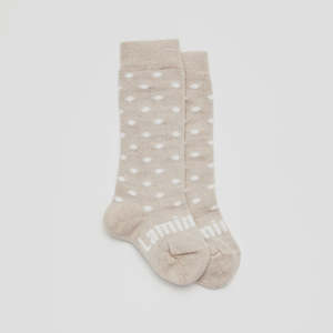 Merino Knee High Socks - Truffle