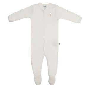 Baby wear: Cream Bee Merino Babygrow