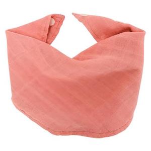 Muslin Bib/Burping Cloth Coral