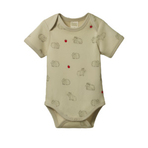 Cotton Short Sleeve Bodysuit - Guinea Pig