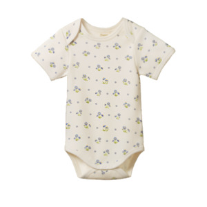 Baby wear: Cotton Short Sleeve Bodysuit - Daisy Daze