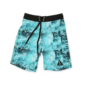 Waves Long Board Short - Ocean Dye