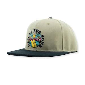 Rad Snapback Cap - Sand/Black