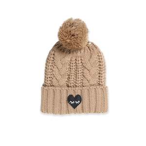 Cable Beanie - Cinnamon