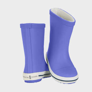 Purple Kids Rubber Gumboots