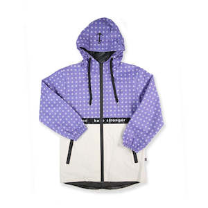 Baby wear: Rainy Days Jacket Purple & Cream