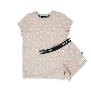 Spots Summer PJS - Pink Spot