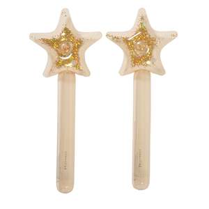 Sunnylife Kids Inflatable Star Wand Princess Swan Gold Set of 2