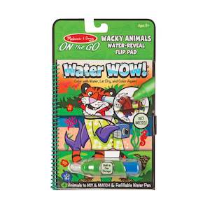 Water Wow! Wacky Animals Water Reveal Flip Pad