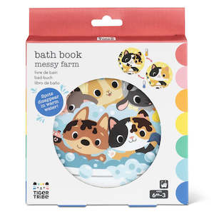 Tiger Tribe Bath Book - Messy Farm