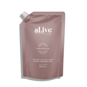 Al.ive Green Raspberry Blossom & Juniper Hand & Body Wash Refill