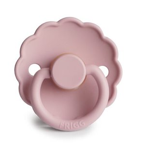 Frigg Pacifier Natural Rubber Daisy Baby Pink