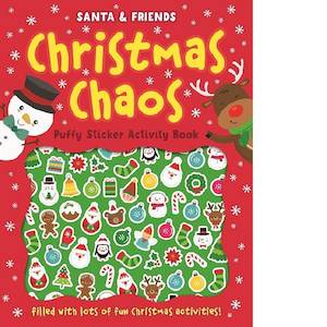 Baby wear: Santa & Friends Christmas Chaos Puffy Sticker Activity Book