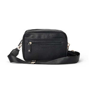 Baby wear: Pretty Brave Harper Cross Body Bag - Black Pebble