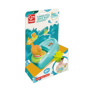 Hape Tubing Pull Back Boat - Water Fun