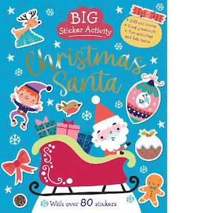 Christmas Santa Big Sticker Activity Book (with over 80 stickers!)