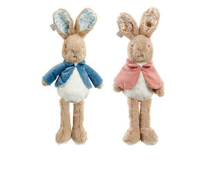 Peter Rabbit Signature Deluxe Soft Toy 34cm- Choose Peter Rabbit or Flopsy Bunny