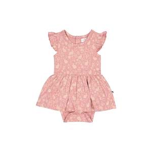 Baby wear: Burrow & Be Mead-Doe Flutter Baby Dress