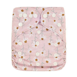 Bear & Moo Reusable OSFM Cloth Nappy - Wild Daisies