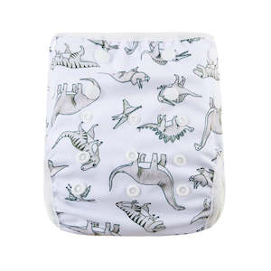 Bear & Moo Swim Nappy - Dino Roar