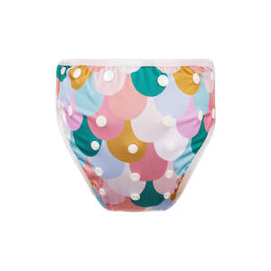 Baby wear: Bear & Moo Swim Nappy - Mermaid Scales