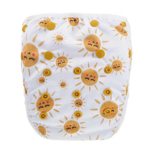 Baby wear: Bear & Moo Swim Nappy - Smiling Suns