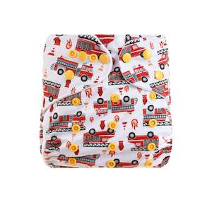 Bear & Moo Reusable OSFM Cloth Nappy - Fire Fire