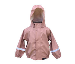 Mum2mum Rainwear Jacket - Dusty Pink - Size 3 years - ONE LEFT